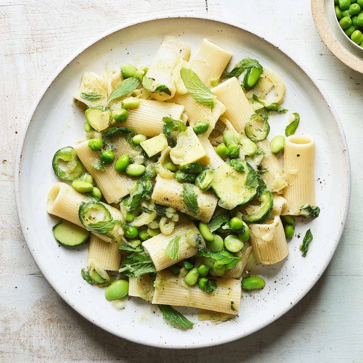 This colorful bowl of Holiday Glow Green Goddess Protein Pasta Salad promises a healthy, filling, and delicious meal option.