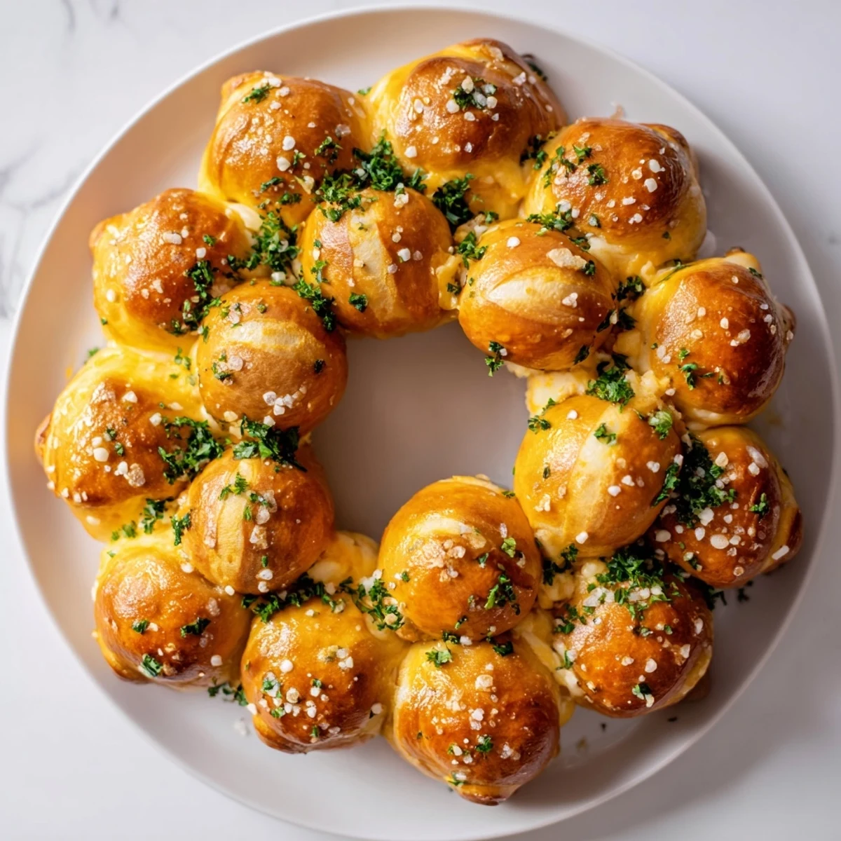 Pretzel Joy Wreath Ring