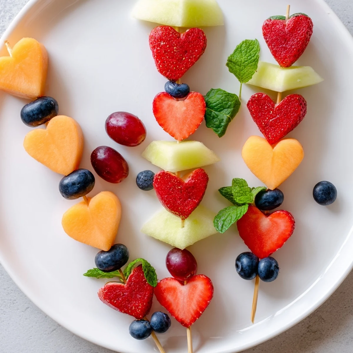 Berry Good Heart Skewers