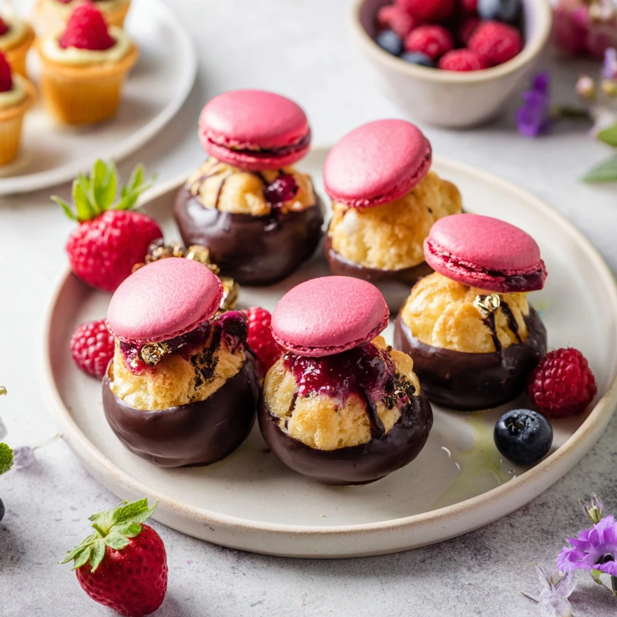 Montgolfière elegant dessert platter