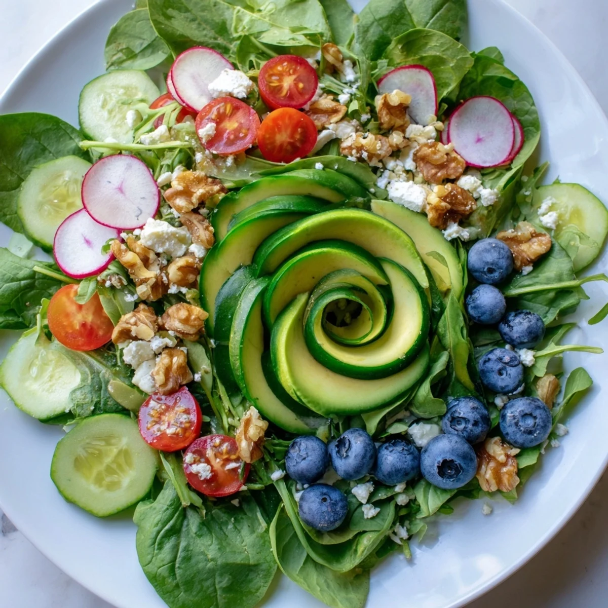 Fibonacci Fan Fresh Salad #102