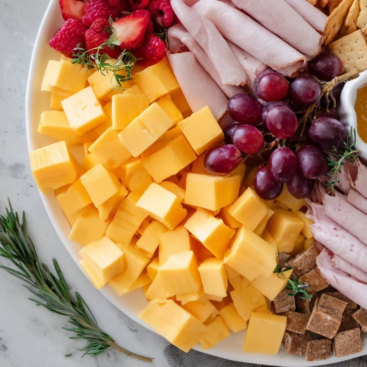 This Anniversary Heirloom Arrangement presents a lovely collection of flavors, including fresh fruits and nuts.