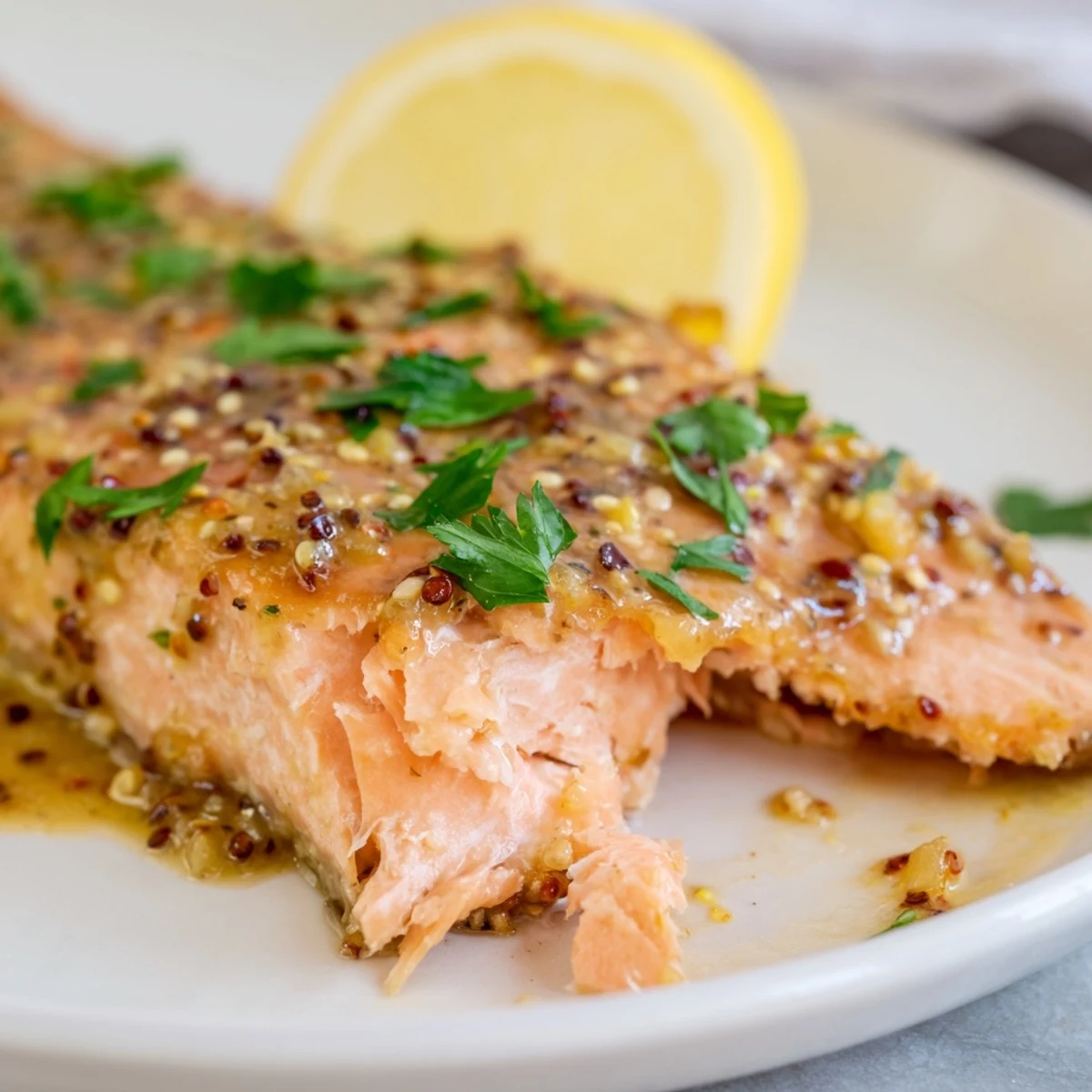 Honey Mustard Salmon Delight