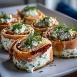 Smoked Salmon Cucumber Pinwheels