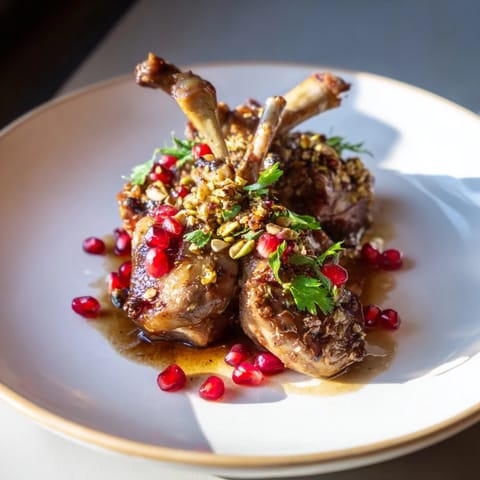 This warm bowl of Fesenjan features a thick, glossy sauce around succulent chicken.