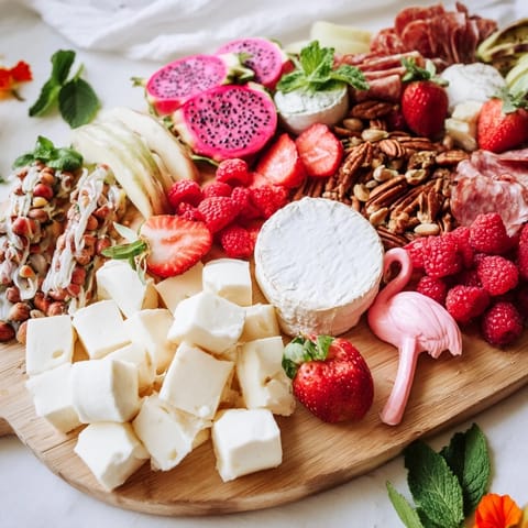 Flamingo Paradise Grazing Board