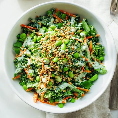 Crunchy Cabbage Edamame Salad
