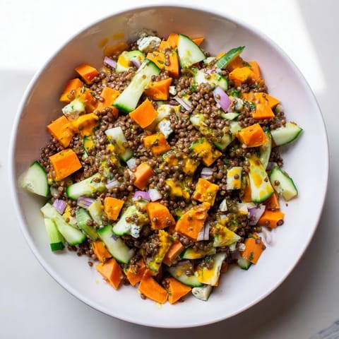 Vibrant buffalo chicken bean salad, a healthy take on a classic with a creamy buffalo dressing.