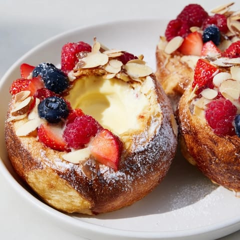 Custard Toast Breakfast Delight