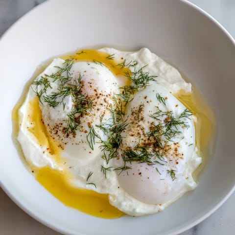 Cilbir Poached Eggs Yogurt