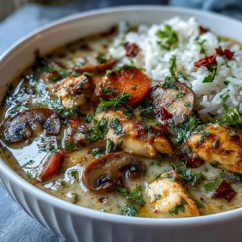 Thai Coconut Curry Soup