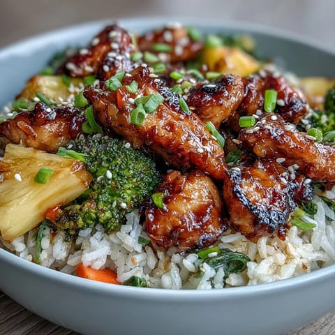 Teriyaki Chicken Rice Bowl