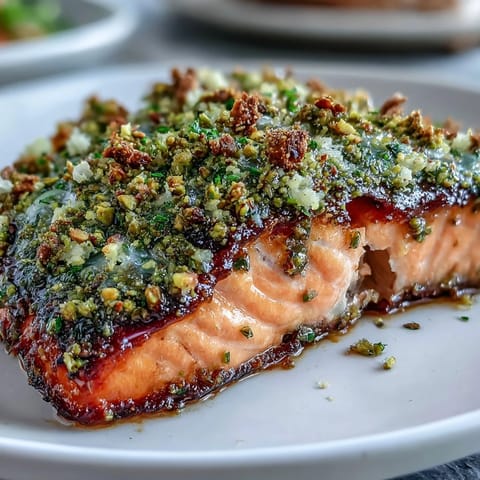 Pistachio Crusted Salmon