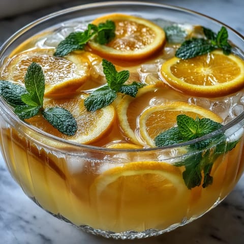 Sparkling Citrus Punch Orange Lemon