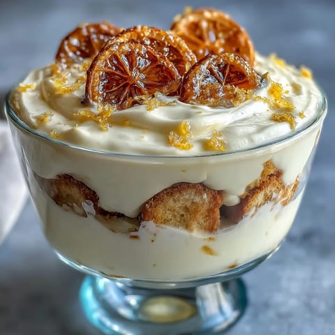 Elegant limoncello tiramisu cups with layers of lemon mascarpone cream and syrup-soaked ladyfingers, garnished with fresh zest.