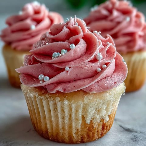 Bridal Shower Vanilla Cupcakes