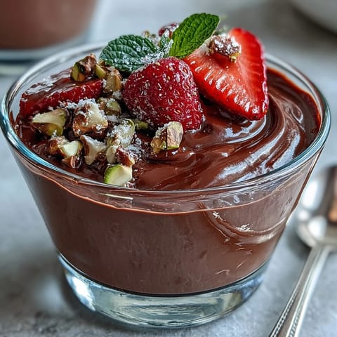 Decadent Dubai chocolate cups filled with fresh strawberries and topped with golden pistachio crunch—perfect for elegant entertaining.