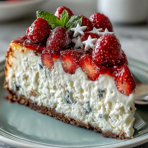 No-Bake Cheesecake Flag