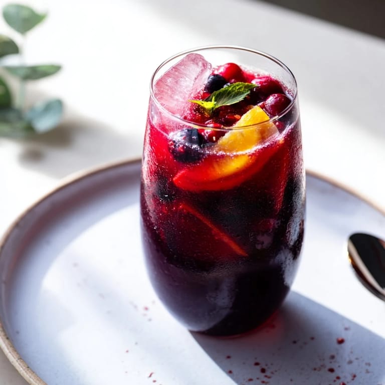 Enjoy a fizzy and festive 3-Ingredient Cranberry Orange Holiday Punch, perfect for celebrations with friends.