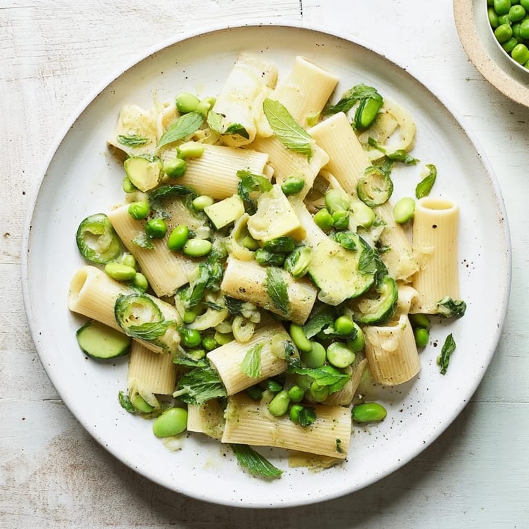 This colorful bowl of Holiday Glow Green Goddess Protein Pasta Salad promises a healthy, filling, and delicious meal option.