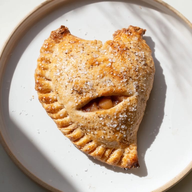 Freshly baked, beautifully decorated Winter Comfort: Mitten Shaped Hand Pies ready to serve with a drizzle.
