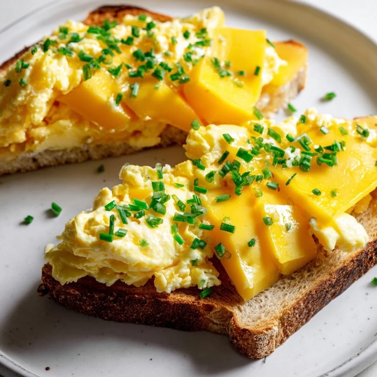 Scrumptious and fast, a perfectly cooked one-pan egg breakfast sandwich ready for a satisfying morning.