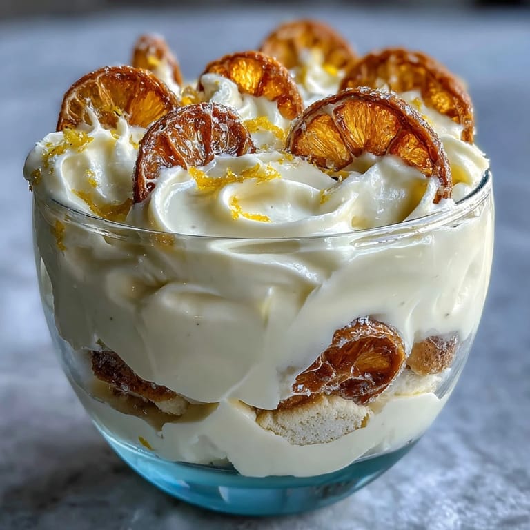 Refreshing no-bake dessert featuring citrus-infused mascarpone and limoncello-soaked ladyfingers in individual glasses, perfect for summer.