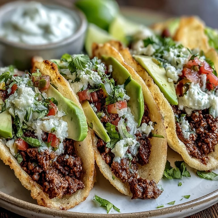 Delicate cloud bread rounds hold hearty taco meat and fresh pico de gallo, creating a flavorful gluten-free taco experience.