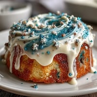 Pisces Birthday Cake with Ocean Galaxy Buttercream features dreamy marbled buttercream and edible glitter for a magical birthday celebration.