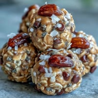 Wholesome no-bake oat bites with creamy peanut butter and chocolate chips, perfect for a quick, energizing snack.