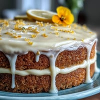 Baby Shower Lemon Sunshine Cake with Floral Topper featuring zesty lemon cake layers and silky cream cheese frosting, adorned with fresh edible flowers.
