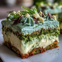 Vibrant matcha tiramisu with layers of matcha-soaked ladyfingers and creamy mascarpone filling, dusted with green tea powder for a Japanese twist.